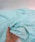 Ice Blue Minky Dot Fabric by the Yard, 60" Wide Ultra-Soft Plush Minky Fabric for Baby Blankets, Nursery Decor, Plush Toys & Sewing